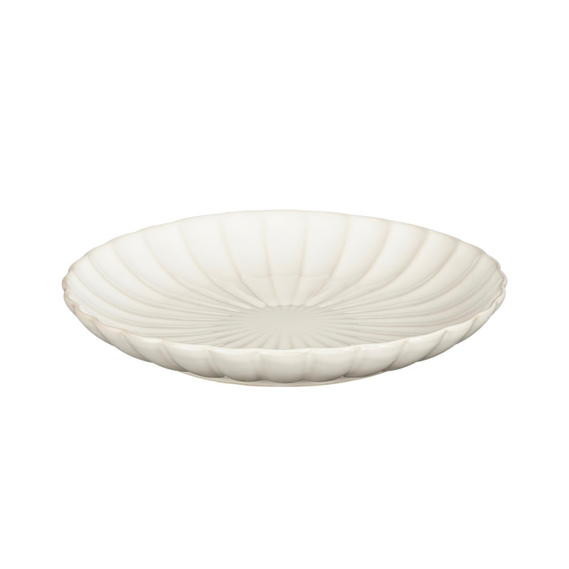 Assiette Pesca du petit-déjeuner blanche - H. 3xD.