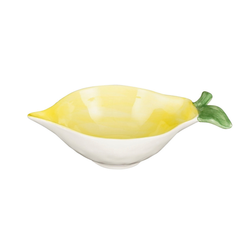 Coupe Citron jaune - L. 19xl. 10xH. 5,5cm