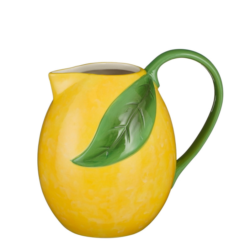 Pichet Exotica Citron jaune D. 16xH. 20,5cm