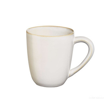 Mug Saisons, D.9,5cm : écru