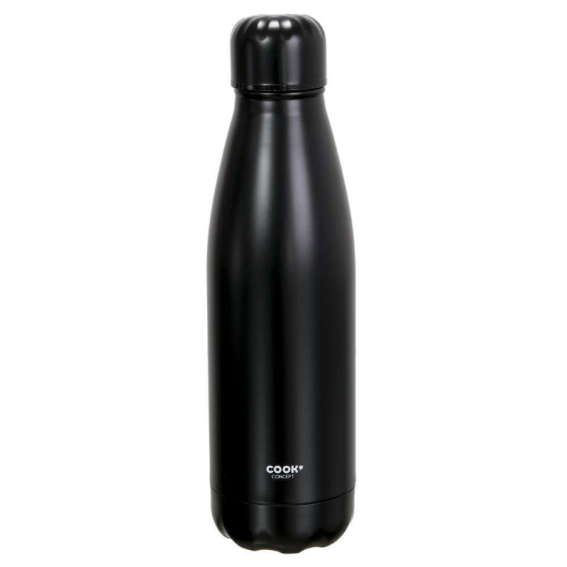 Bouteille de transport isotherme noire 50cl