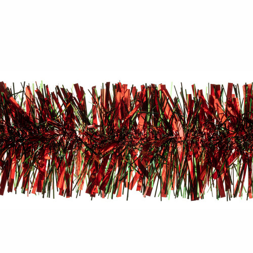 Guirlande de Noël, coloris vert/rouge - L. 200cm
