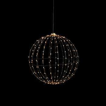 Boule décorative, 260 LED minuit, coloris blanc -