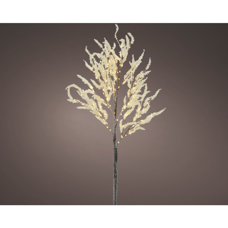 Décoration Noël d'intérieur Branche plume 100 Micr
