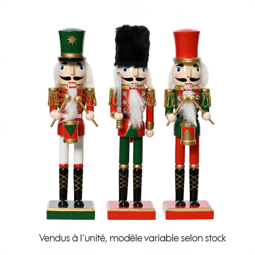 Casse-noisette en bois rouge 8X7X38cm