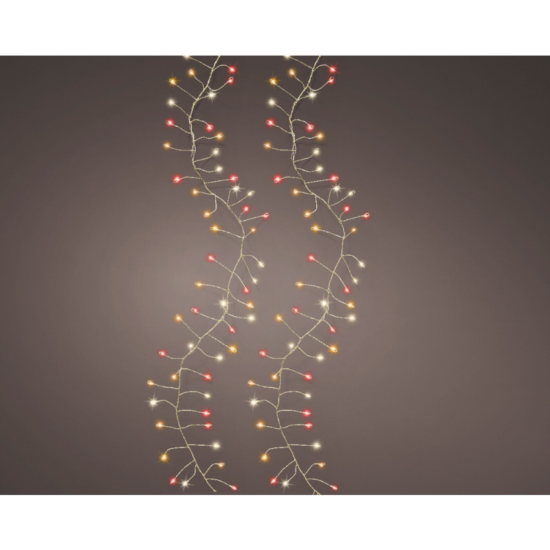 Guirlande lumineuse animée 'Micro Compact', multic