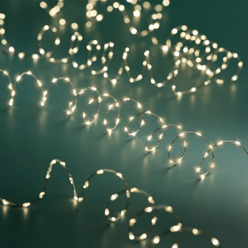 Guirlande lumineuse, micro LED scintillantes blanc