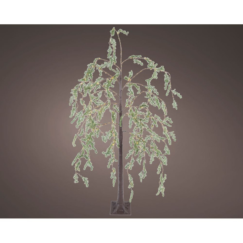 Arbre lumineux 'Saule', micro LED blanc classique