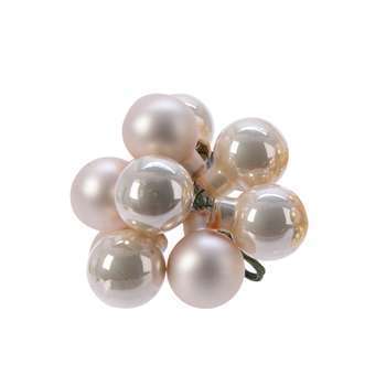 Grappe 10 boules verre : D.2cm