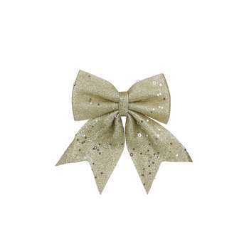 N½ud pailleté : or, 24cm