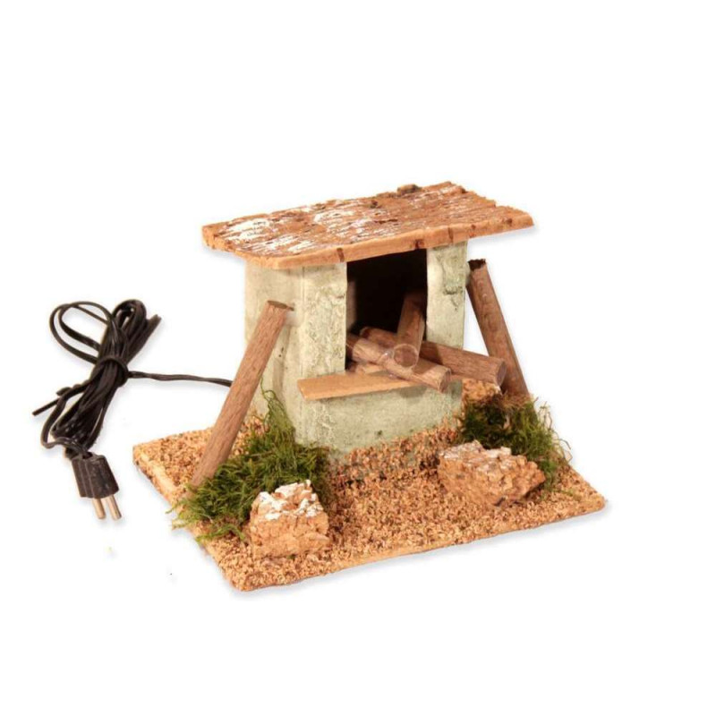 Décor pour crèche de Noël Petit Four au foyer arde