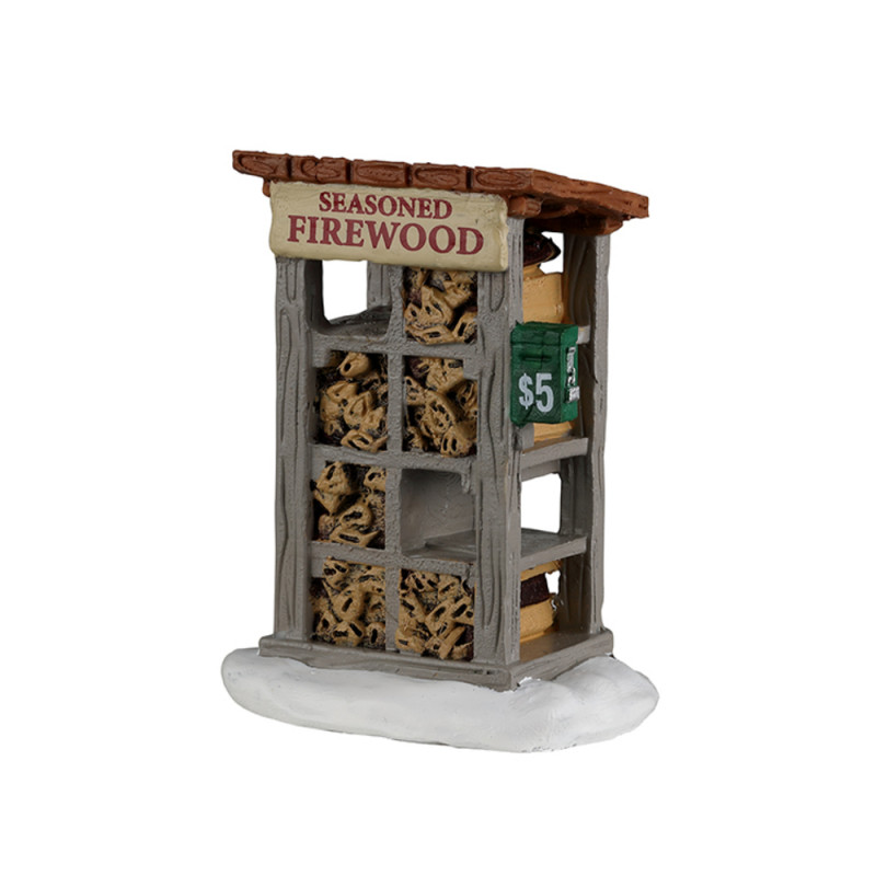 Bois de chauffage à vendre, scène miniature pour v