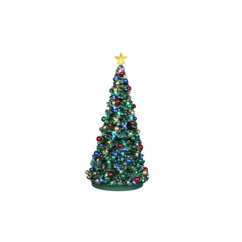 Sapin artificiel miniature décoré d'extérieur pour