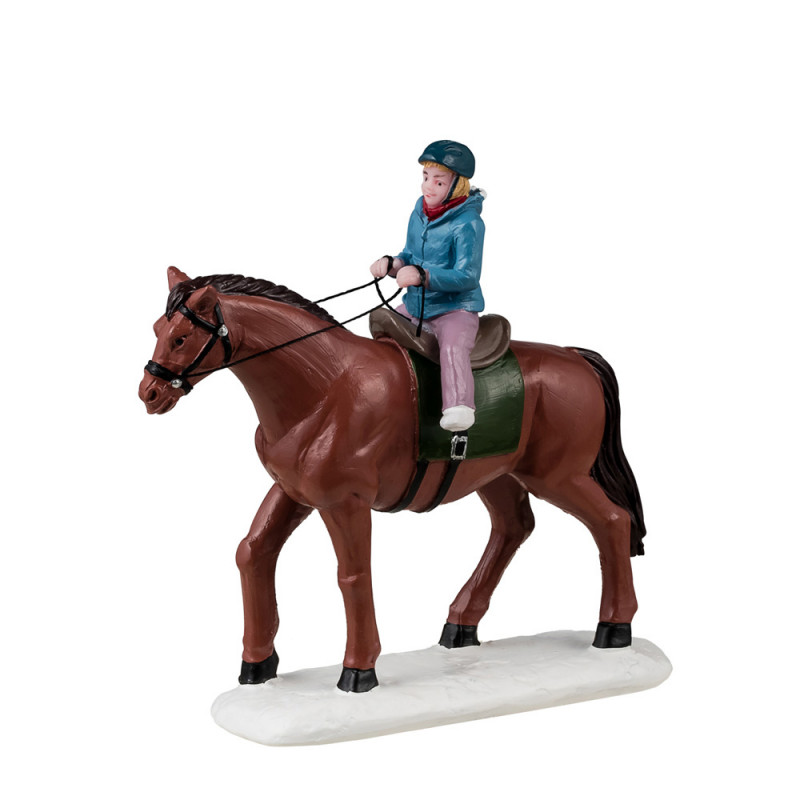 Figurines de Noël : Sentiers équestres au village