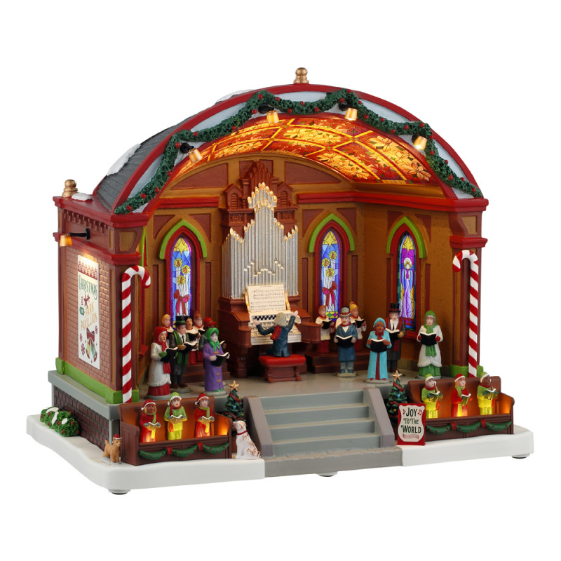 Scène de Noël : Chorale au pavillon du parc - H. 2