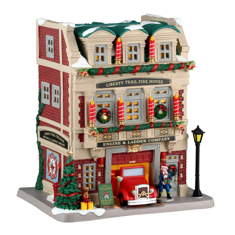 Scène de Noël : Caserne à Caddington Village - H.