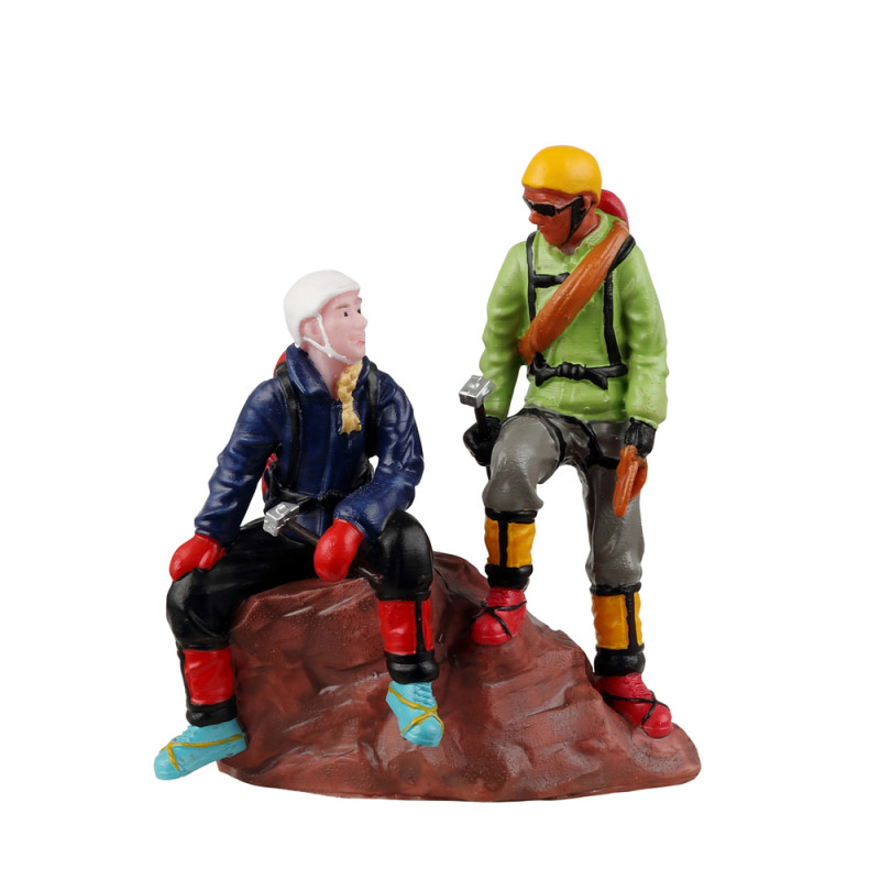 Figurine de Noël : les alpinistes - H. 7,5cm