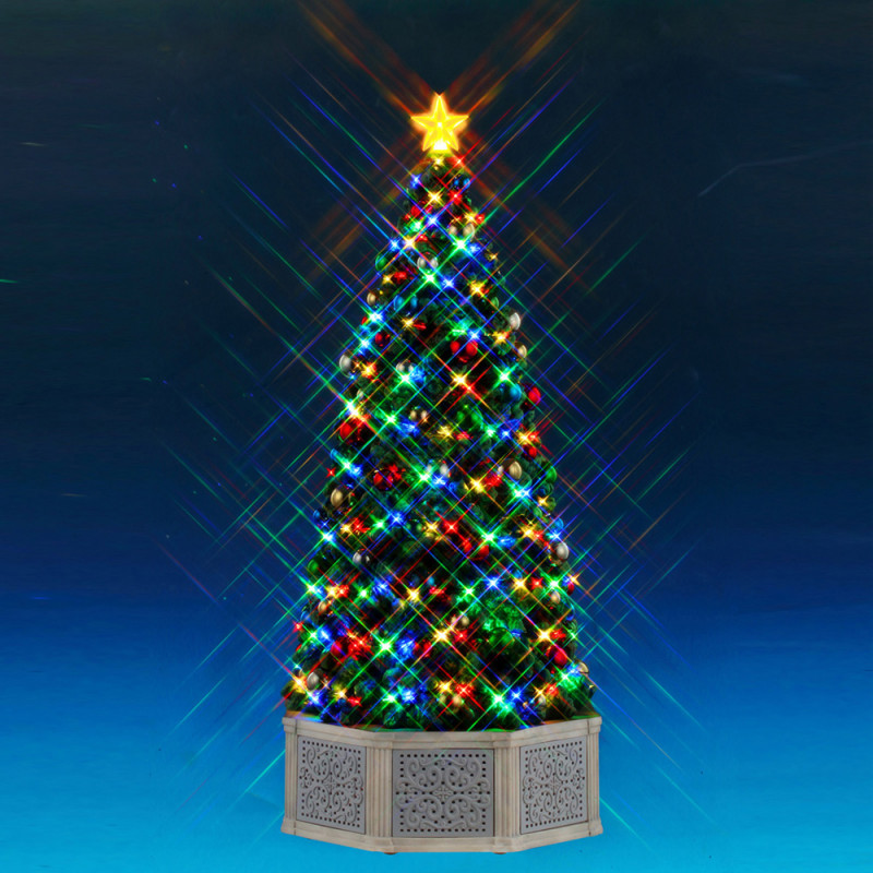 Sapin de Noël Bluetooth, décoration son et lumière