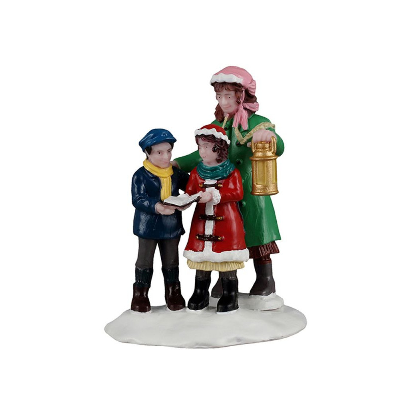 Figurine de Noël : choristes de Noël - H. 6,3cm