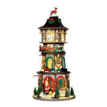 Tour Horloge illuminé Christmas Clock Tower + adap
