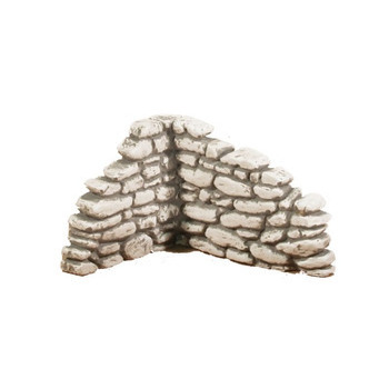 Miniature mur en coin : plâtre, 11x8x7cm