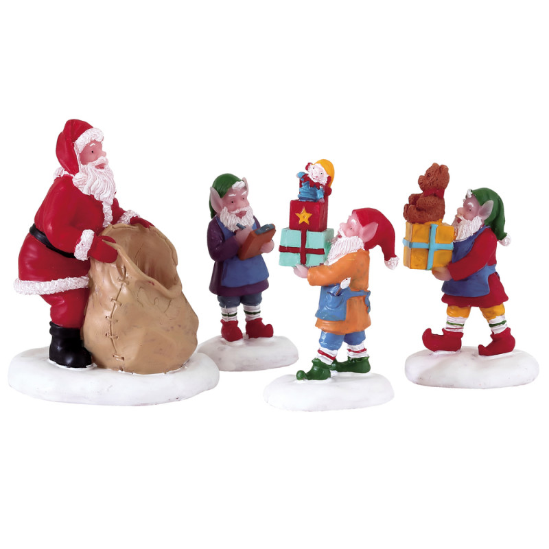 Père Noël et lutins