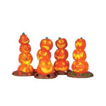Citrouilles lumineuses décoratives x4