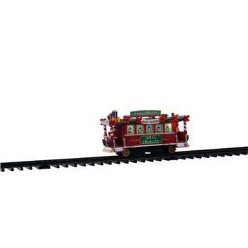 Figurine pour village de Noël : Train joyeux wagon