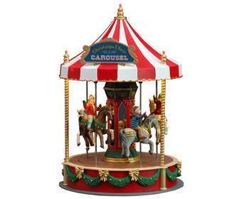 Scène animée Carrousel de Noël