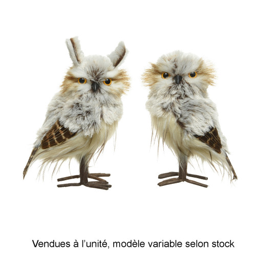Chouette polyester H. 23cm