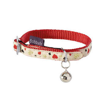 Collier rouge pour chat, taille XS, 20cm