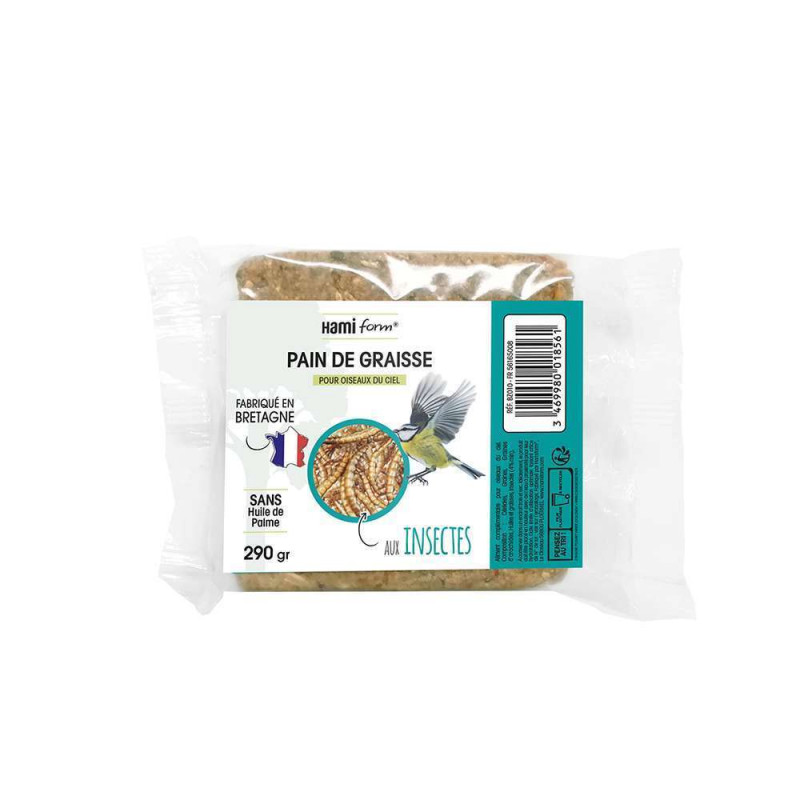 Pain de graisse aux insectes 290 gr