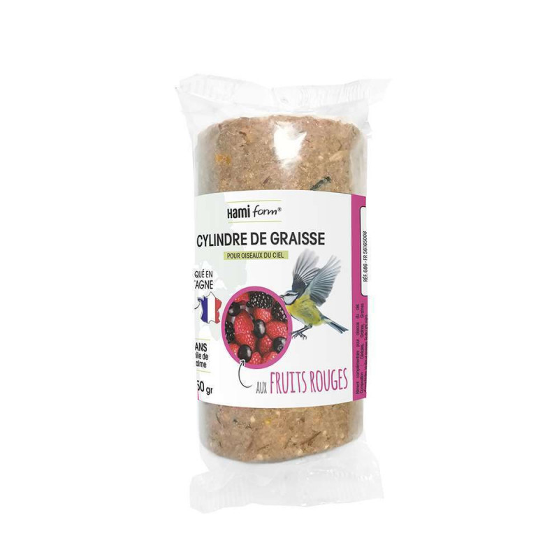 Cylindre de graisse aux fruits rouges 350gr