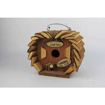 Nichoir Ecorce pour oiseaux du jardin - L. 17 x l.